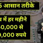 Village Business Idea: गाँव में हर महीने 60,000 से 80,000 रुपये कमाने के 5 आसान तरीके