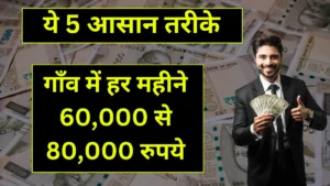 Village Business Idea: गाँव में हर महीने 60,000 से 80,000 रुपये कमाने के 5 आसान तरीके